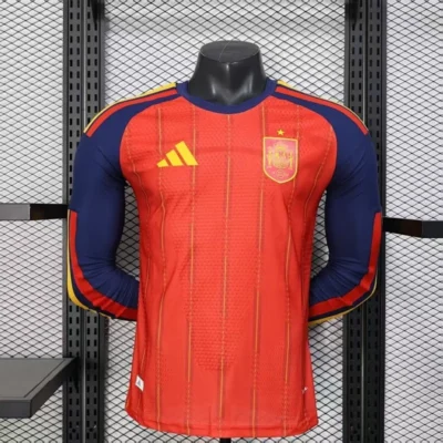 Spain Home Kit 2026 Full Sleeves (PV) (World Cup)