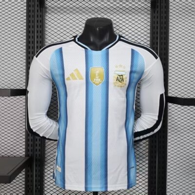 Argentina Home Kit 2026 Full Sleeves (PV) (World Cup)