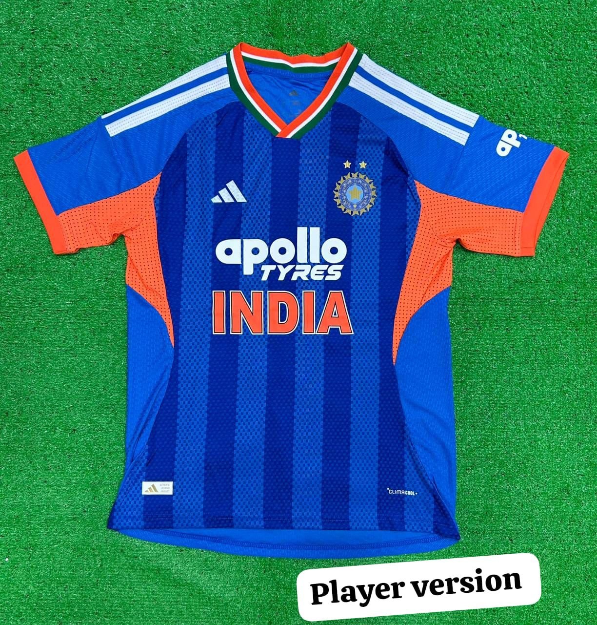 INDIA NEW T20 Cricket Jersey 25/26 (PV)(Apollo Tyres Sponsor) - Image 2