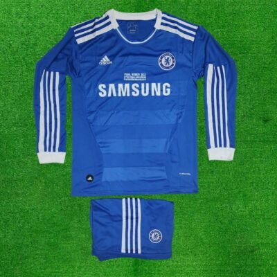 Chelsea Home Kit UCL Final 2012 Full Sleeve (RETRO SET)