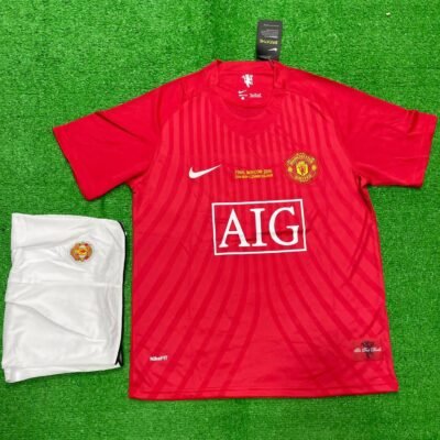 Manchester United Home Kit 07/08 (RETRO SET)
