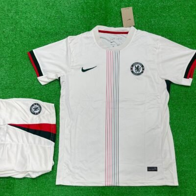 Chelsea Away Kit 25/26 (FC SET) (White Shorts)