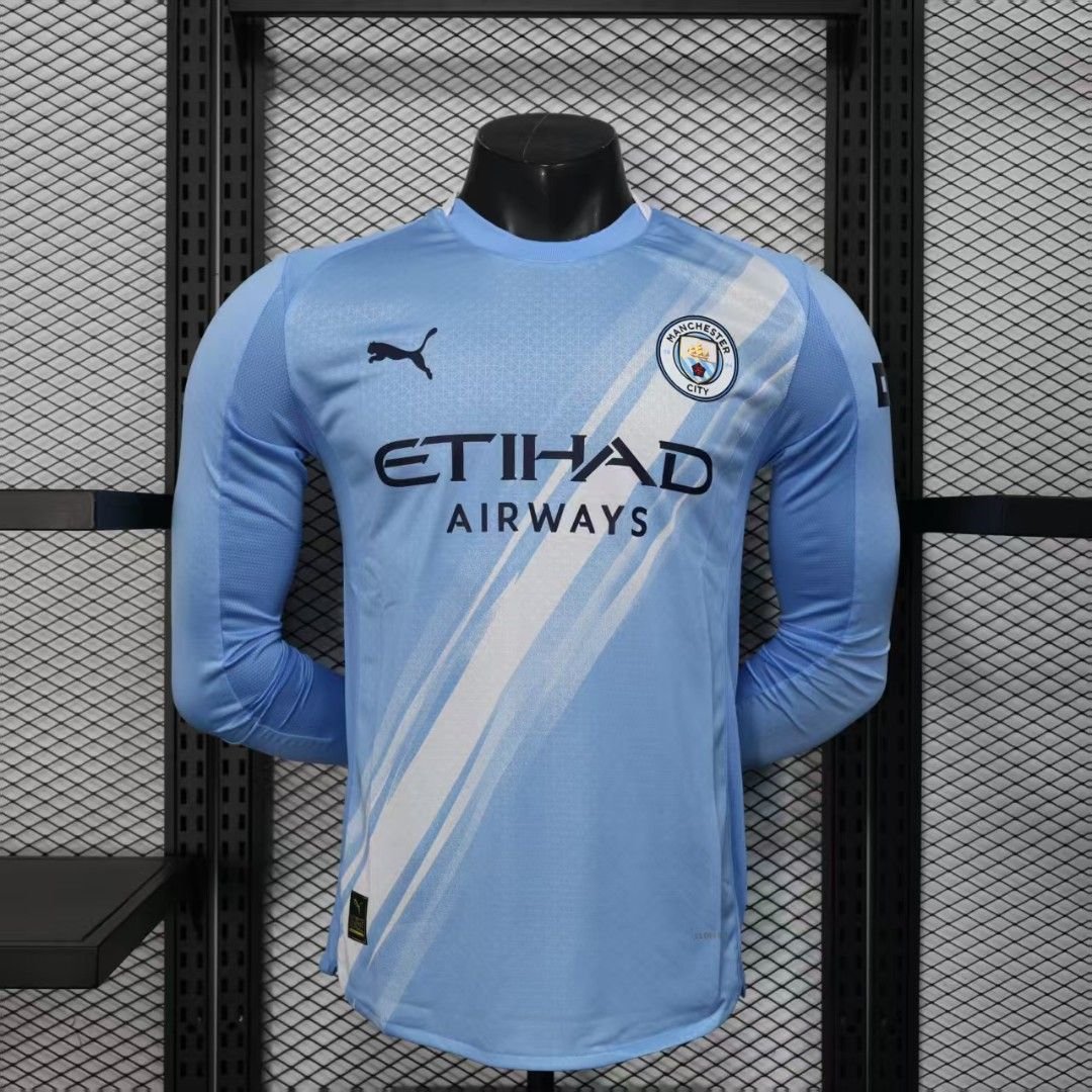 Manchester City Home Kit 25/26 Full Sleeves (PV)