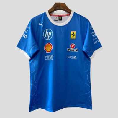 Ferrari F1 Round Neck Jersey 2025 (PV) (Blue)