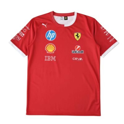 Ferrari F1 Round Neck Jersey 2025 (PV) (Red)