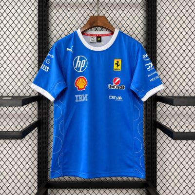 Ferrari F1 Round Neck Jersey 2025 (PV) (Blue)