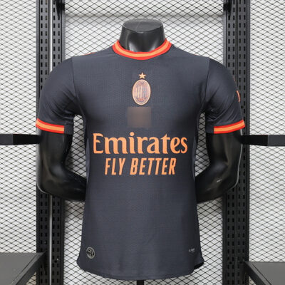AC Milan Third Kit 26/27 (PV) (Black-Orange)