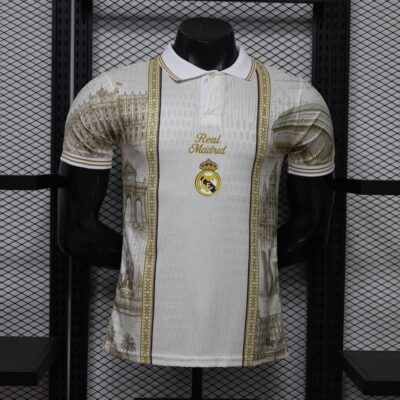 Real Madrid Polo Special Edition Kit 26/27 (PV) (White & Gold)