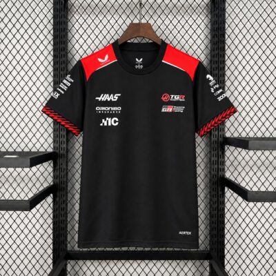Haas F1 Round Neck Jersey 2026 (PV) (Black)